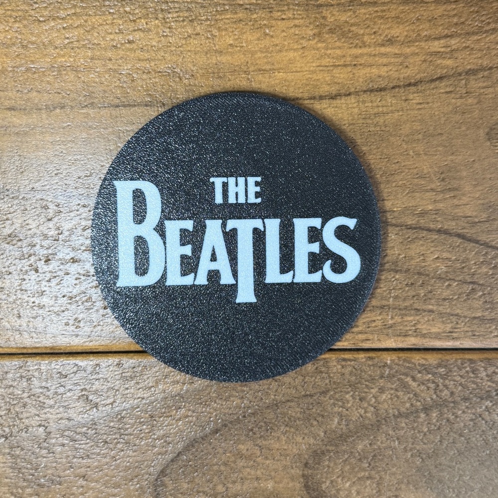 The Beatles Coaster Set with Holder: 3D Printed Music Fan Gift